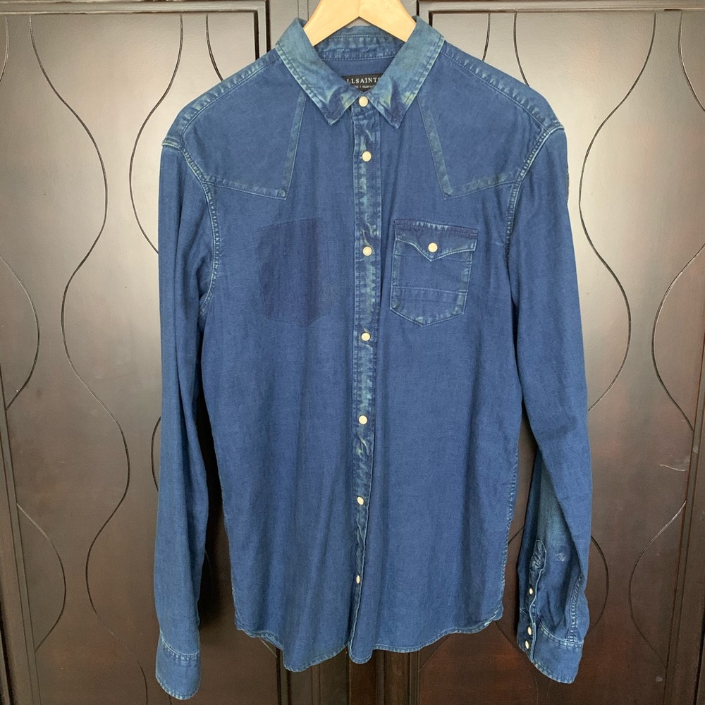 All Saints Western Denim Shirt